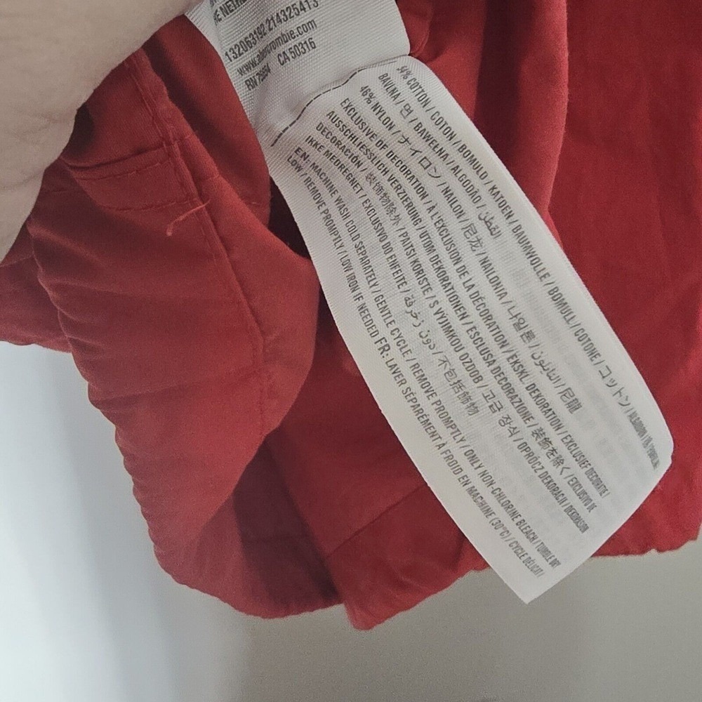 Abercrombie & Fitch Windbreaker Pullover Men's XL‎ Red Blue 90s Logo Colorblock - Picture 6 of 7